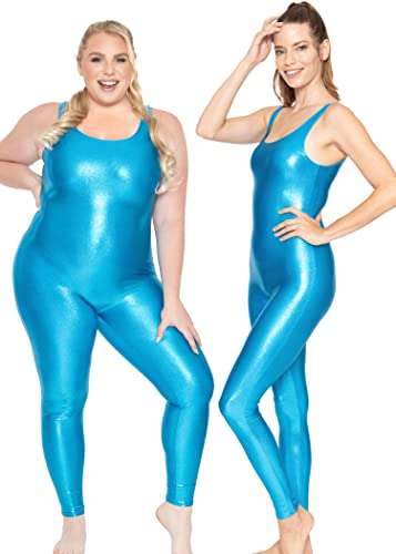 STRETCH IS COMFORT Women's Mystique Unitard Costume Turquoise X-Large