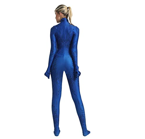 Cosplay Life Superhero Mystique Bodysuit Suit - Comic Halloween Zentai Jumpsuit Outfit For Unisex Adult (M)