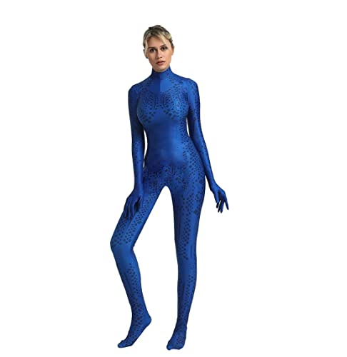 Cosplay Life Superhero Mystique Bodysuit Suit - Comic Halloween Zentai Jumpsuit Outfit For Unisex Adult (M)