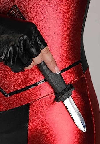 Dreamgirl Womens Sexy Harley Quinn Costume, Adult Harlequin Blaster Halloween Costume - Large