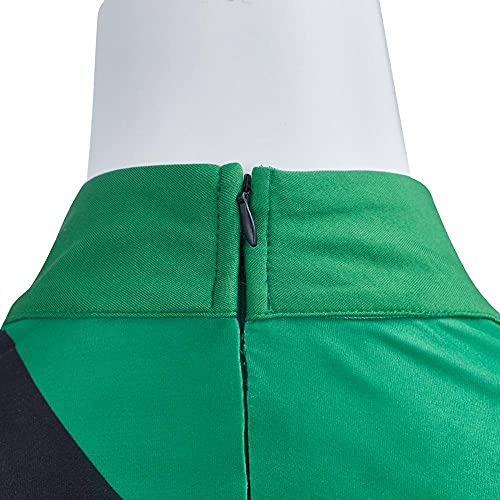 BYHai Shego Cosplay Costume Jumpsuit Shego Halloween Costume Sexy Bodysuit Super Villain Costumes for Adults Women XS, Green, X-Small