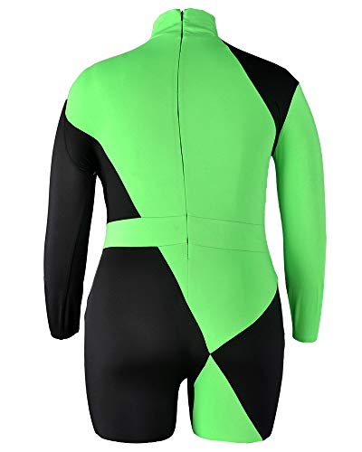 miccostumes Women's Miss Go Bodysuit Jumpsuit with Gloves and Leg Bag Cosplay Costume (Small)