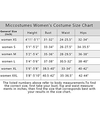 miccostumes Women's Miss Go Bodysuit Jumpsuit with Gloves and Leg Bag Cosplay Costume (Small)