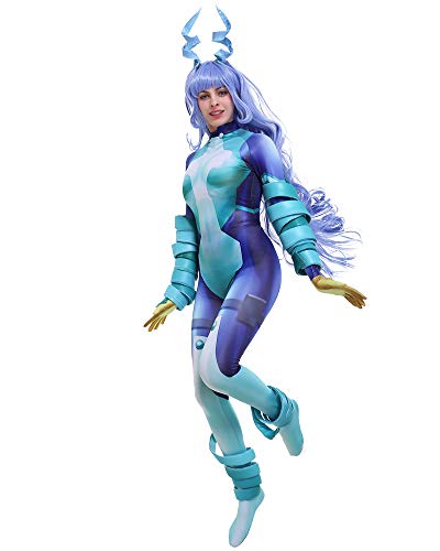 miccostumes Women's Anime Hero 3D Printed Bodysuit Cosplay Costume with Accessories (L, Multicolored)