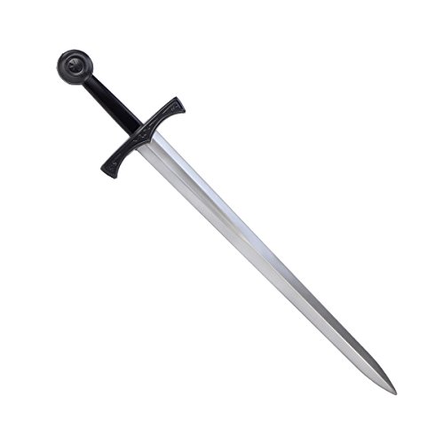 Hero's Edge G-JS101 Foam Excalibur Sword, 28" silver