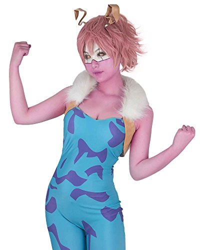 miccostumes Women's Anime Hero Cosplay Costume with Horn Hair Clips(M)