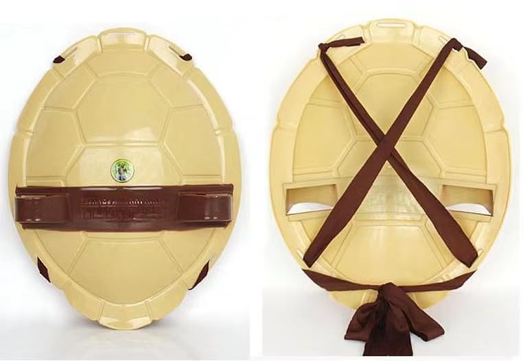 SABANA Anime Role Playing Turtle Shell Blindfold Mask Costume Set Super Hero Cosplay Costume with Weapons Halloween Stage Cosplay (Red).