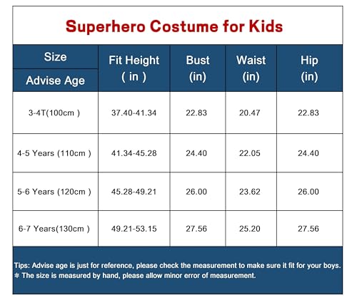 malji Spider Costume for Kids, Halloween Costumes Super Hero Cosplay 3D Spandex Bodysuit Jumpsuit for Boys Children