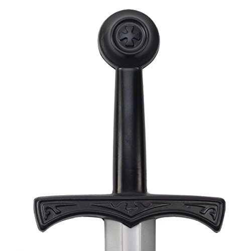 Hero's Edge G-JS101 Foam Excalibur Sword, 28" silver
