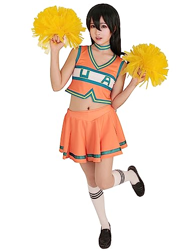 miccostumes Women's Cheerleader uniforms High School Girl's Cheer Cosplay Costume Outfit (L/XL)