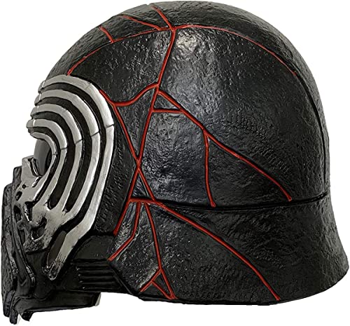 Alien Star Latex Mask Wars Hero Series Cosplay Halloween Costume Props Movie Theme Party Masquerade Accessories (Kylo Ren a)