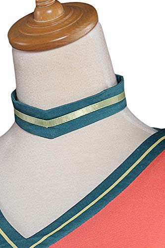 Cosplay Life My Hero MHA Ochaco Uraraka Cosplay Costume Ochako/Tsuyu Blazer Suit School Uniform - UA Uniform Top and Skirt (Medium, BNHA Cheer Uniform)