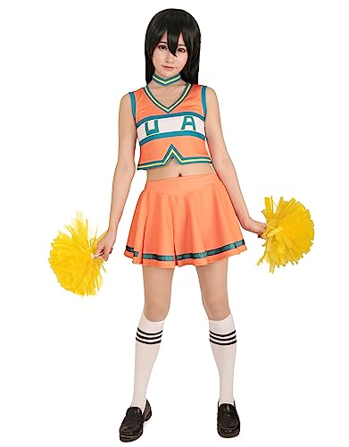 miccostumes Women's Cheerleader uniforms High School Girl's Cheer Cosplay Costume Outfit (L/XL)