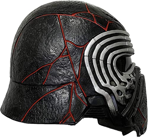 Alien Star Latex Mask Wars Hero Series Cosplay Halloween Costume Props Movie Theme Party Masquerade Accessories (Kylo Ren a)