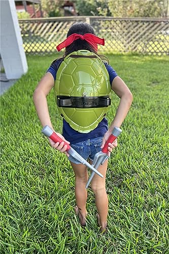 Geamiki Super Hero Cosplay Costume with Weapons Birthday Party Favors for Kids Red