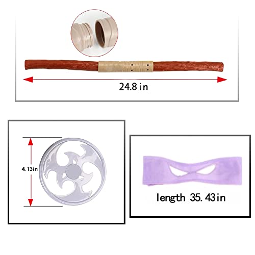 Turtle Shell for Kids Cosplay Halloween Cartoon Costume Party, Backpack Dress Up Props Plastic Turtle Shell, Super Hero Cosplay Costume for Kids Birthday Party (Purple)