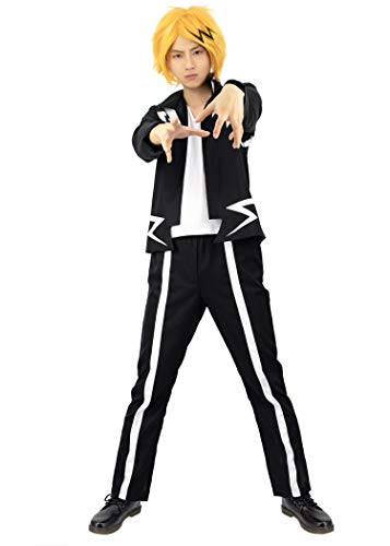 C-ZOFEK Mens Denki Cosplay Costume Hero Suit (Medium)