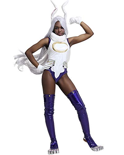 miccostumes Women's Anime Rabbit Hero Cosplay Costume Bodysuit (X-Large)
