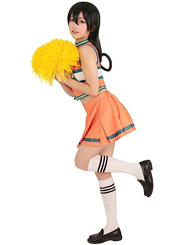 miccostumes Women's Cheerleader uniforms High School Girl's Cheer Cosplay Costume Outfit (L/XL)