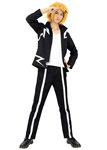 C-ZOFEK Mens Denki Cosplay Costume Hero Suit (Medium)