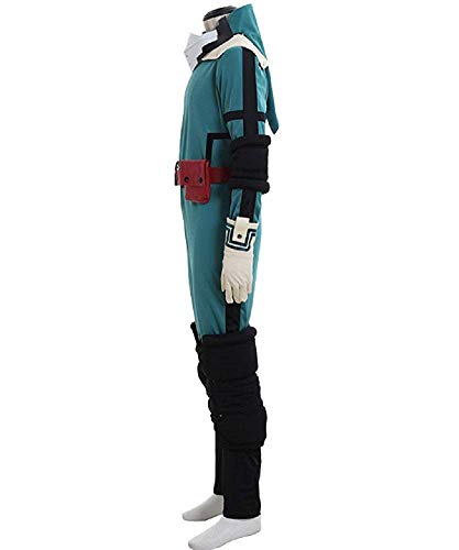 Cosplay Life My Hero MHA Midoriya Izuku Deku Jumpsuit Cosplay Costume (M)
