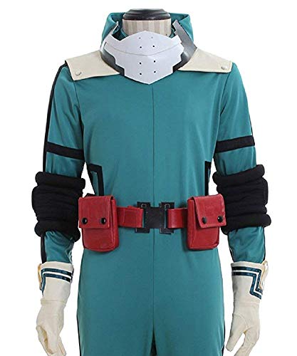 Cosplay Life My Hero MHA Midoriya Izuku Deku Jumpsuit Cosplay Costume (M)