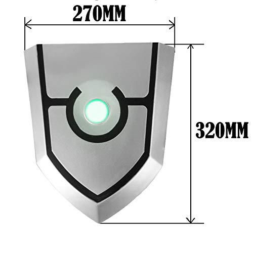 CrazyCatCos The Rising Of The Shield Hero Naofumi Iwatani Shield Cosplay Props Light LED Shield Costume Accessories Mens