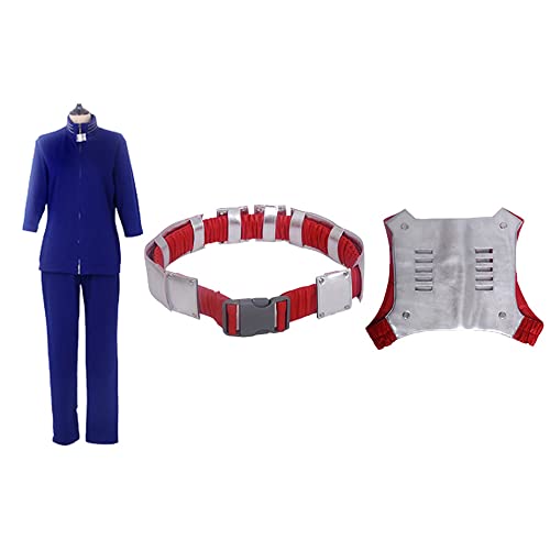 Miccostumes Men's Shoto Todoroki Cosplay Costume Uniform, Blue, X-Large