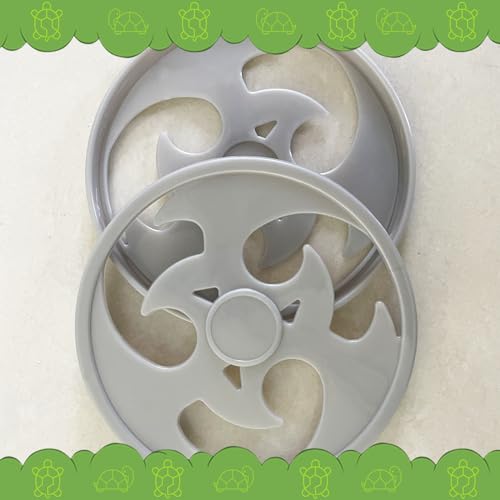 Crasoldiers Turtle Shell Cosplay Costume for Kids, Super Hero Turtle Shell Costume with Weapon & Eyepatch, Halloween Anime Role Cosplay Decoration Birthday Party Gift for Boys and Girls