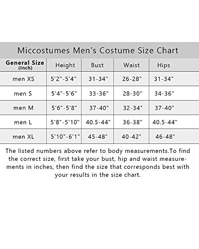 Miccostumes Men's Shoto Todoroki Cosplay Costume Uniform, Blue, X-Large