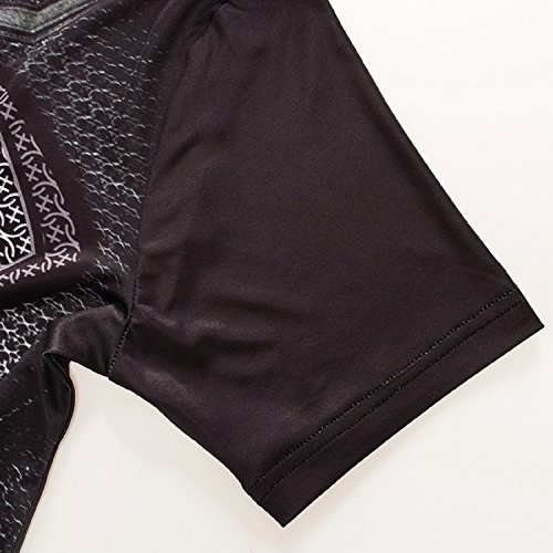 Hero Cosplay t Shirt Men's Gym Shirt Sports Compression Shirt (Gray, Large)