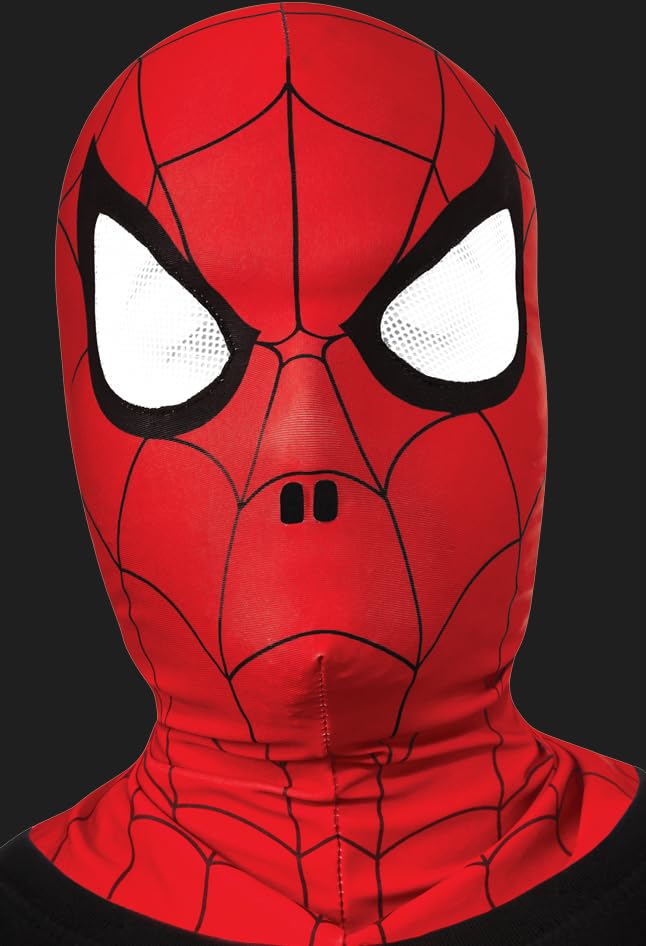 Rubies Marvel Ultimate Spider-Man Overhead Fabric Mask, Child Size