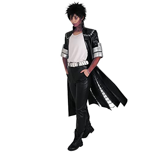 miccostumes Men's Full Set Anime Hero Cosplay Costume Jacket Shirt Pants Belt (S)