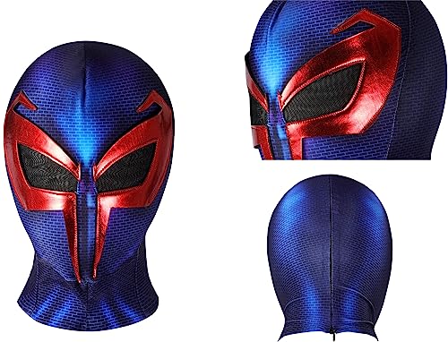 CEMTX Superhero Cosplay Zentai Halloween Costume Dress Up Bodysuit 2023 New Movie Jumpsuit, blue 160