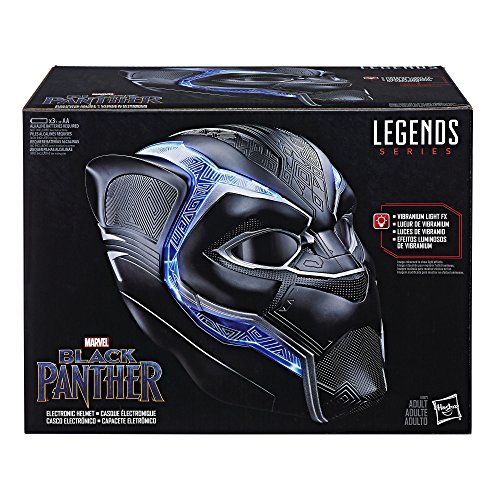 Marvel Legends Series Black Panther Electronic Helmet, Standard