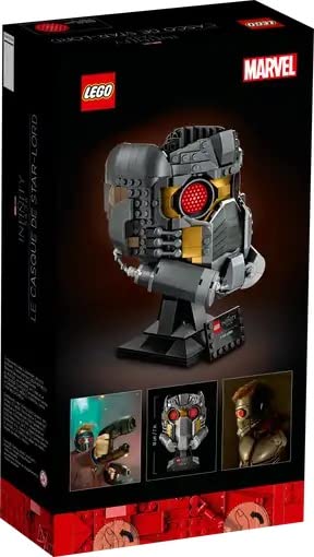 LEGO Marvel Star-Lord's Helmet Set 76251, Collectible Model Kit for -Adults to Build, Home Décor Creative Activity, Gift Idea