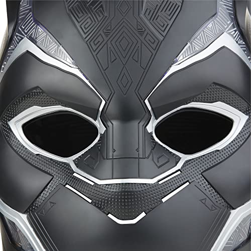 Marvel Legends Series Black Panther Premium Electronic Role Play Helmet with Light FX and Flip-Up &Down Lenses, Collectible Roleplay Item