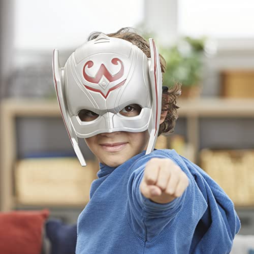 Marvel Studios’ Thor: Love and Thunder Mighty Thor Hero Mask for Roleplay, Great Halloween Costume, Toys for Kids Ages 5 and Up