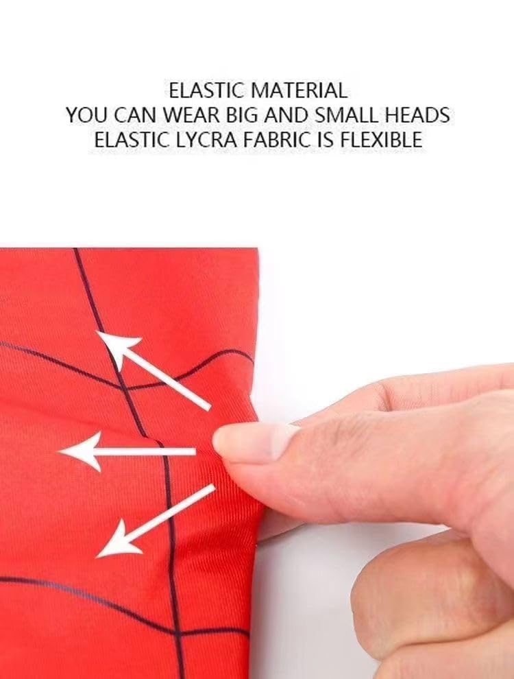 YONTYEQ Superhero Mask Halloween Masks with Faceshell and Lenses,handcraft Movie Prop Replica，Cosplay Costumes Mask (Electric)