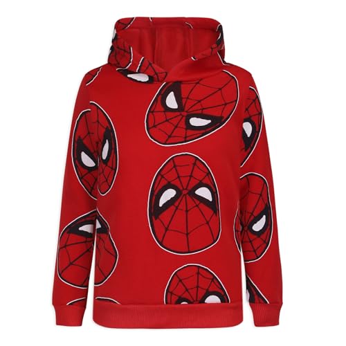 Marvel Spider-Man Boys 2 Piece Hoodie and Pant Sets for Toddlers and Big Kids – Red