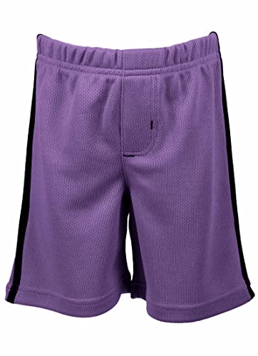 Marvel Avengers Hulk Toddler Boys' Athletic T-Shirt & Mesh Shorts Set, Green/Purple (4T)
