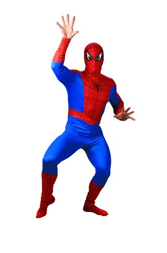 Spider-Man Adult Halloween Costume, XL