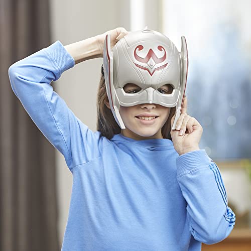 Marvel Studios’ Thor: Love and Thunder Mighty Thor Hero Mask for Roleplay, Great Halloween Costume, Toys for Kids Ages 5 and Up