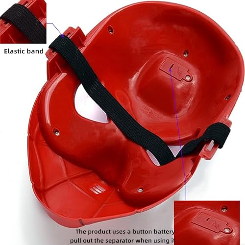 LeSeJinYu Superhero Masks for Kids Mask Glow Electronic Toy with LED Light Eyes Halloween Cosplay Costumes Mask Birthday Christmas Gift for Boys Girls Adult