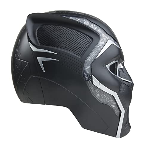 Marvel Legends Series Black Panther Premium Electronic Role Play Helmet with Light FX and Flip-Up &Down Lenses, Collectible Roleplay Item