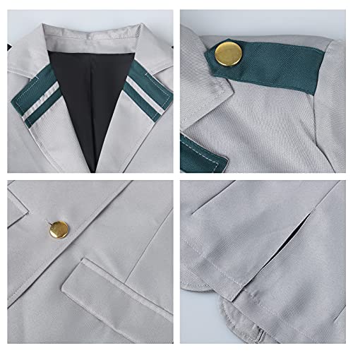 PartyEver My Hero Academia Boku no Hero Cosplay Costume Women's High School Uniform Suit(Medium)