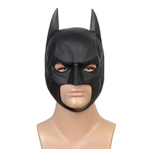 HugOutdoor Halloween Cosplay Man Latex Mask and Foam Dart Masquerade Superhero Costume Accessories for Kids Adults