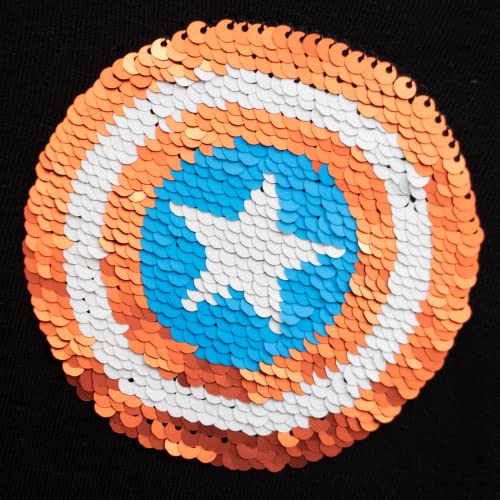 Marvel Super Heroes Hero Boys Zip-Up Fashion Hoodie Sweatshirt for Kids (Black, 7)