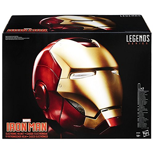 Avengers Marvel Legends Full Scale Iron Man Electronic Helmet Costume Mask