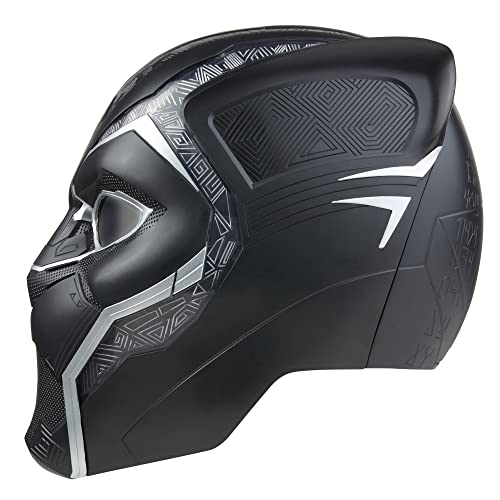 Marvel Legends Series Black Panther Premium Electronic Role Play Helmet with Light FX and Flip-Up &Down Lenses, Collectible Roleplay Item